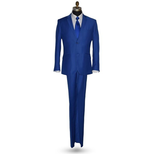 Men'sRoyal Blue 3 Piece Suit