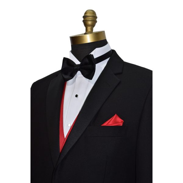 VALENTINA - RUBY RED POCKET HANDKERCHIEF
