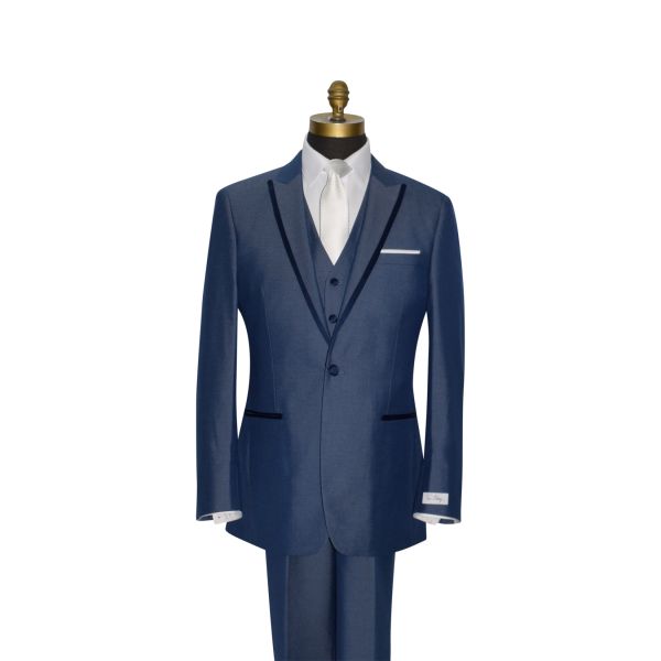 Metro Blue Suit Vest