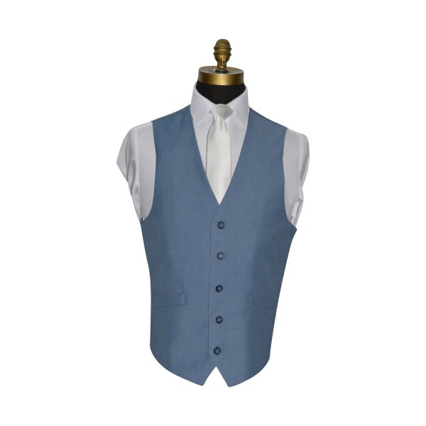 Dusty Blue Suit Vest