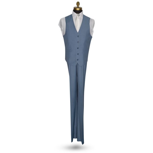 Dusty Blue Suit Vest