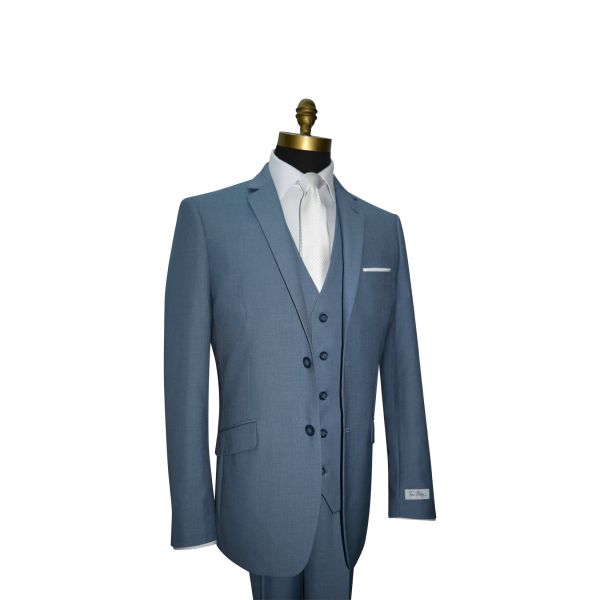 Dusty Blue Suit Vest