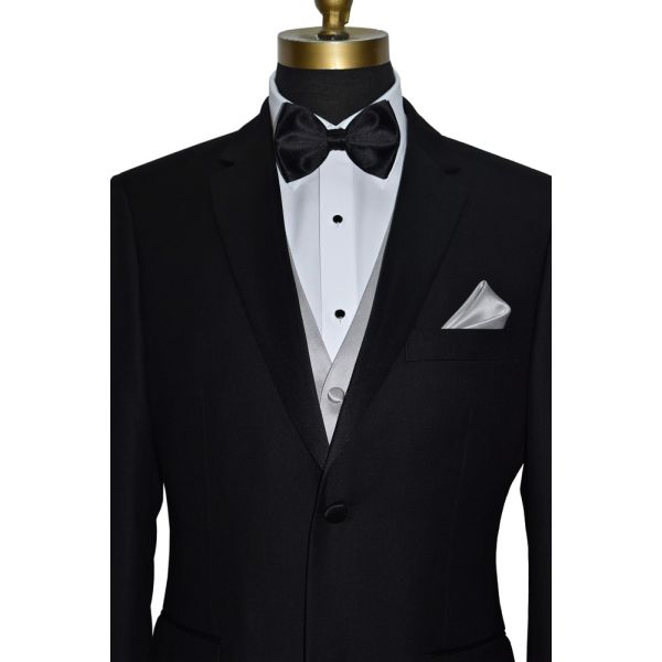 Moonlight Sterling Gray Tuxedo Vest