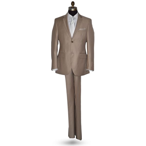 Tan Suit 3 Piece Coat Pants Vest