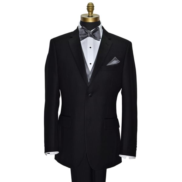 Charcoal Gray Tuxedo Vest