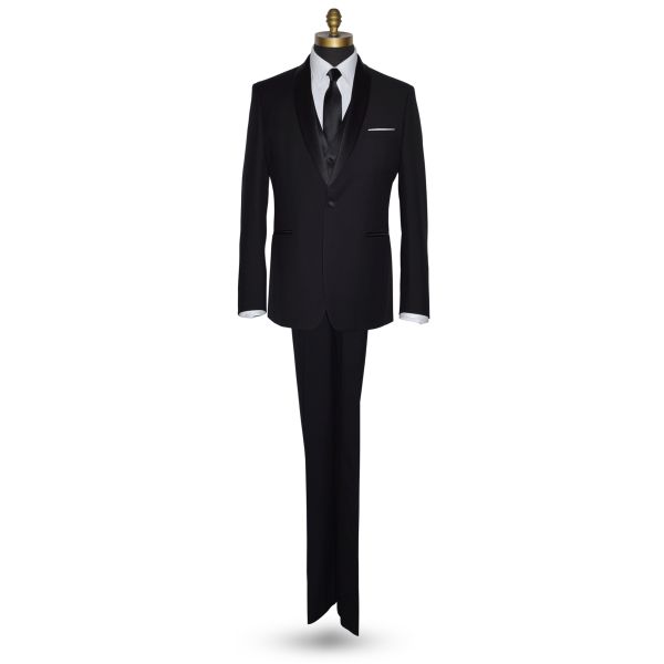 Black Tuxedo Vest
