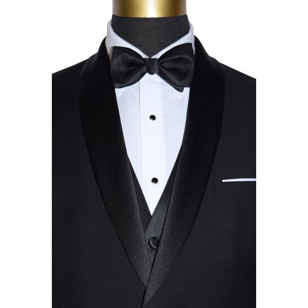 Black Tuxedo Vest