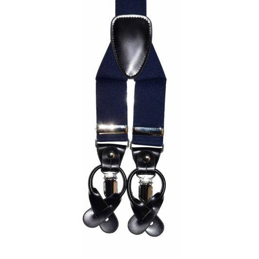 NAVY BLUE SUSPENDERS