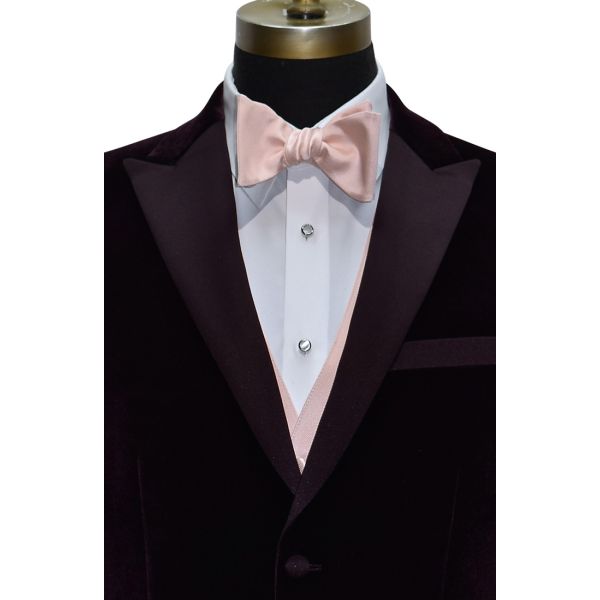 Plum Velvet Tuxedo Ensemble
