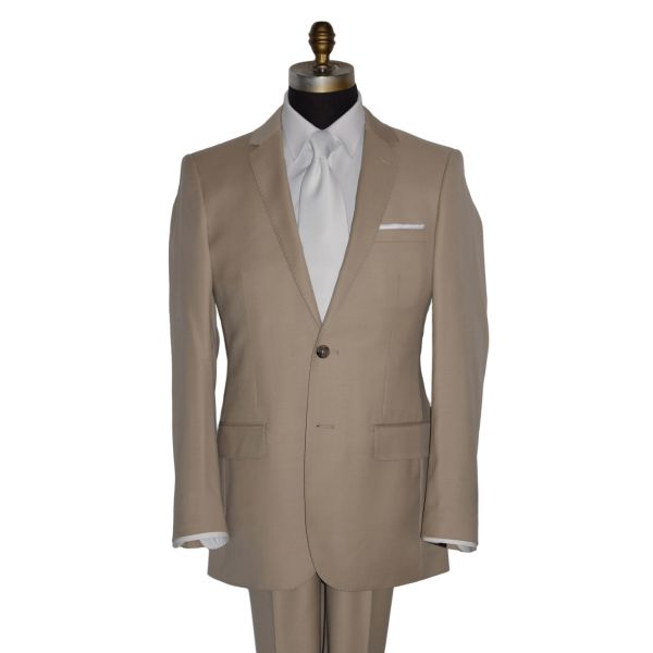 Camel Tan Suit Ensemble-Cashmere and Super Fine Wool