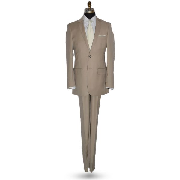 Camel Tan Suit Ensemble-Cashmere and Super Fine Wool
