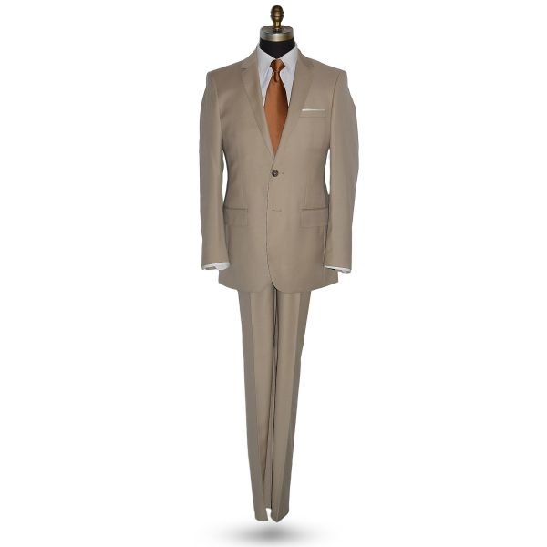 Camel Tan Suit Ensemble-Cashmere and Super Fine Wool