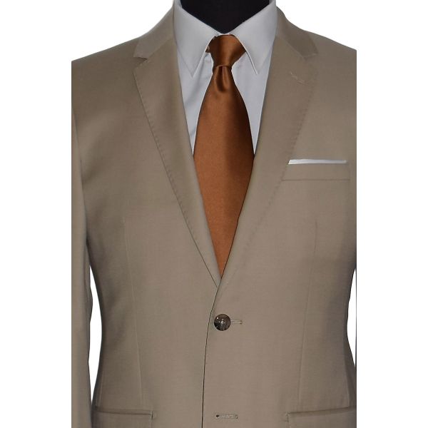 Camel Tan Suit Ensemble-Cashmere and Super Fine Wool