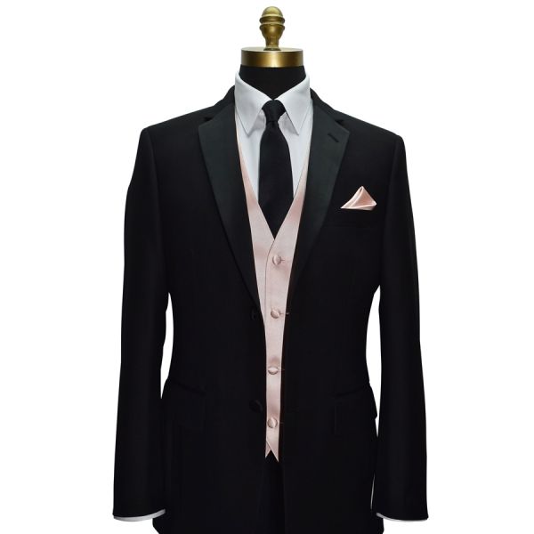 Blush Tuxedo Vest Only