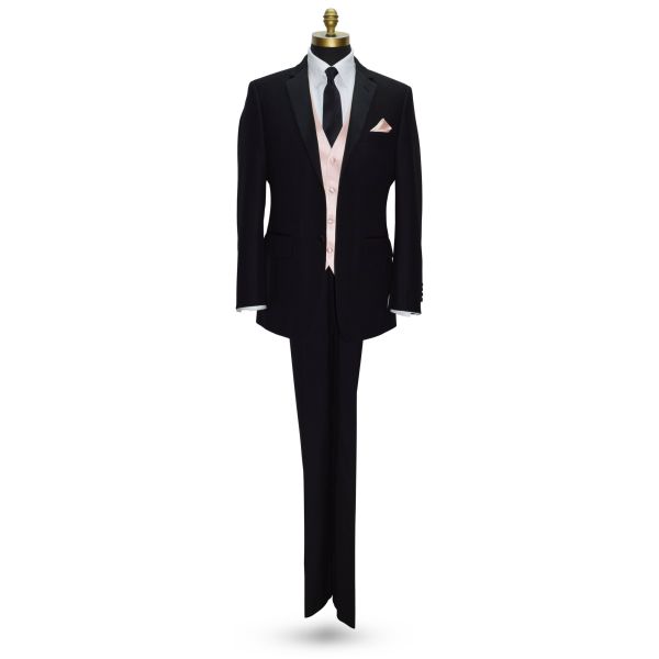 Blush Tuxedo Vest Only