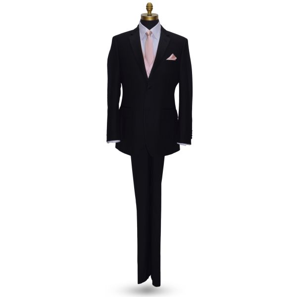 BLUSH LONG NECKTIE WITH SUBTLE STRIPE