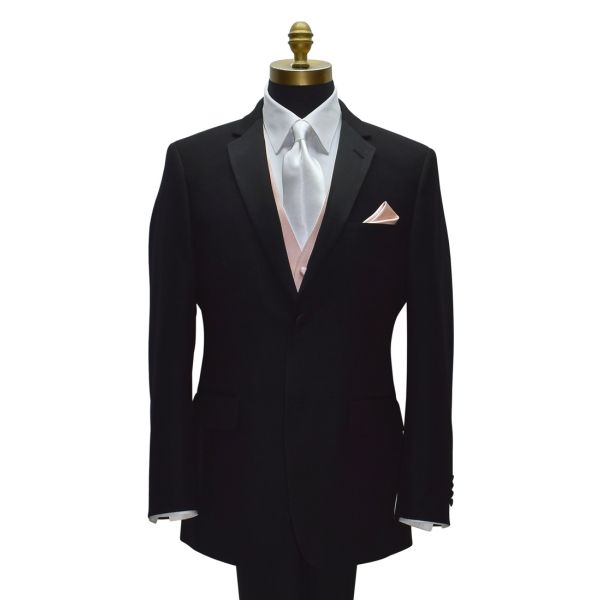 WHITE SATIN DRESS TIE CLASSIC-HI SHEEN