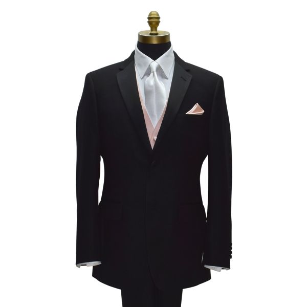 Blush Tuxedo Vest Only
