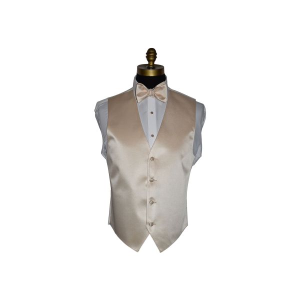 Champagne Tuxedo Vest