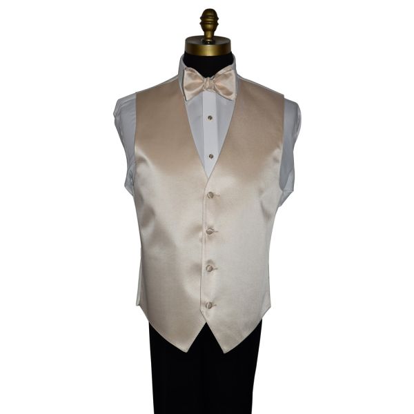 Champagne Tuxedo Vest