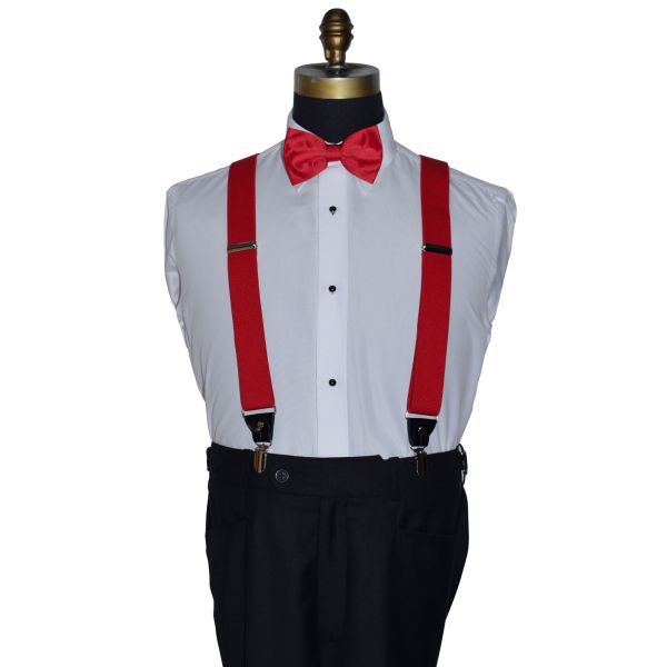 VALENTINA RED SUSPENDERS