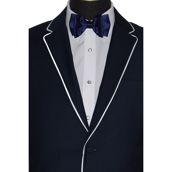BON VOYAGE NAVY SUIT WITH WHITE TRIM AND WHITE PANTS