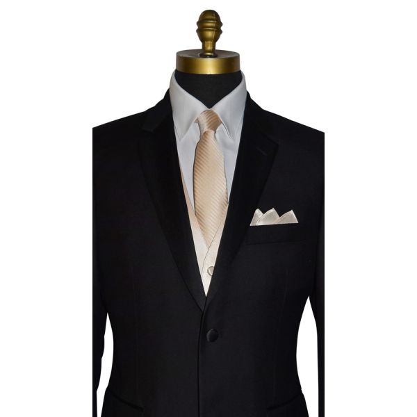 Champagne Tuxedo Vest