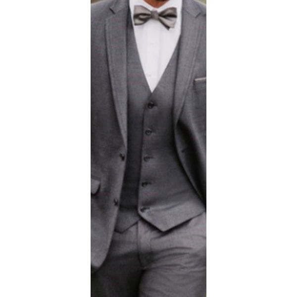 Gray Granite Vest by Allure Bridals