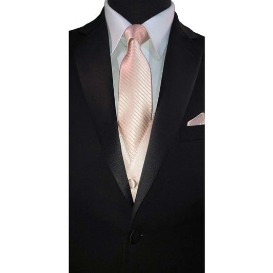 PETAL DRESS NECKTIE WITH SUBTLE STRIPE-TIE YOURSELF