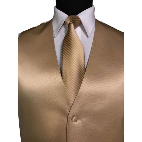 Golden Tuxedo Vest