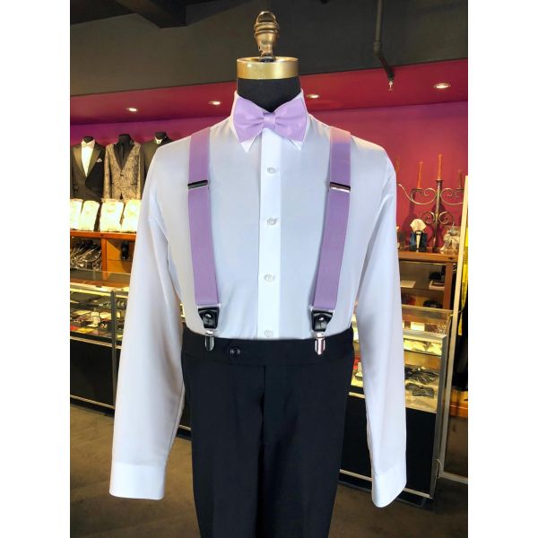 WISTERIA-LAVENDER SUSPENDERS