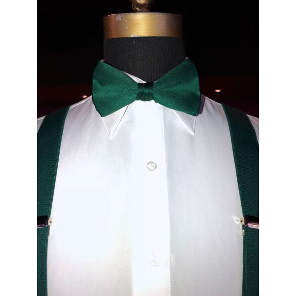 HUNTER GREEN SUSPENDERS