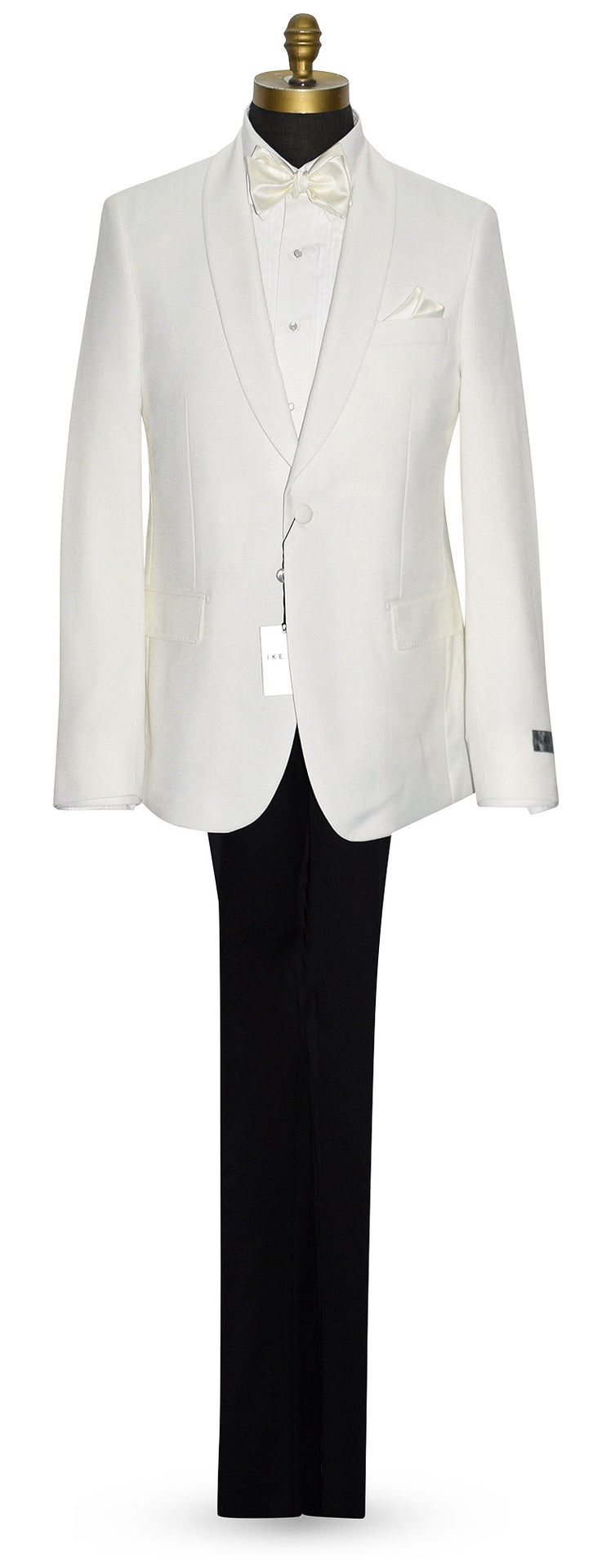 Ivory Shawl Collar Tuxedo Retail