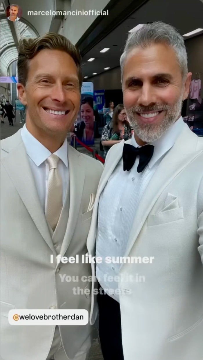 Tan Slim-Fit Suit Rental