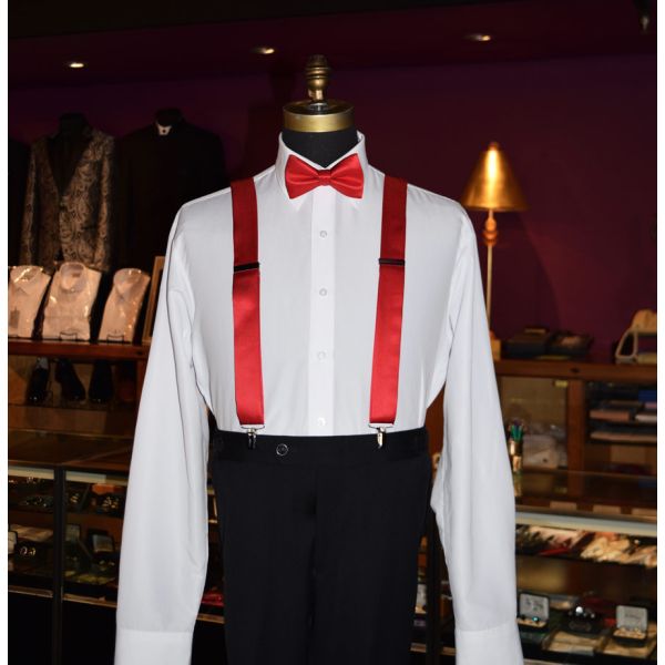 VALENTINA RED BOWTIE, PRE-TIED