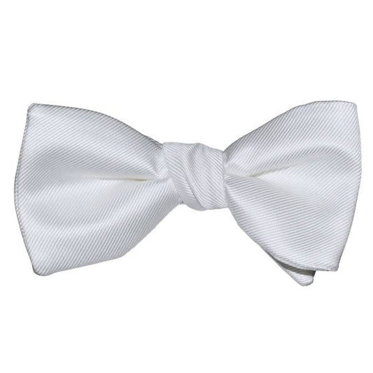 white bowtie with a white background