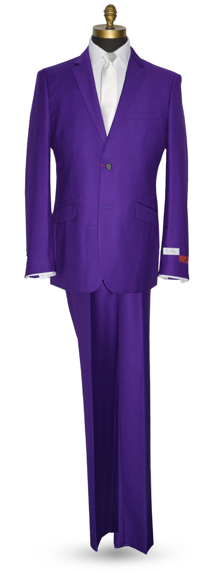 Men's Purple Suit Coat and Pants Set