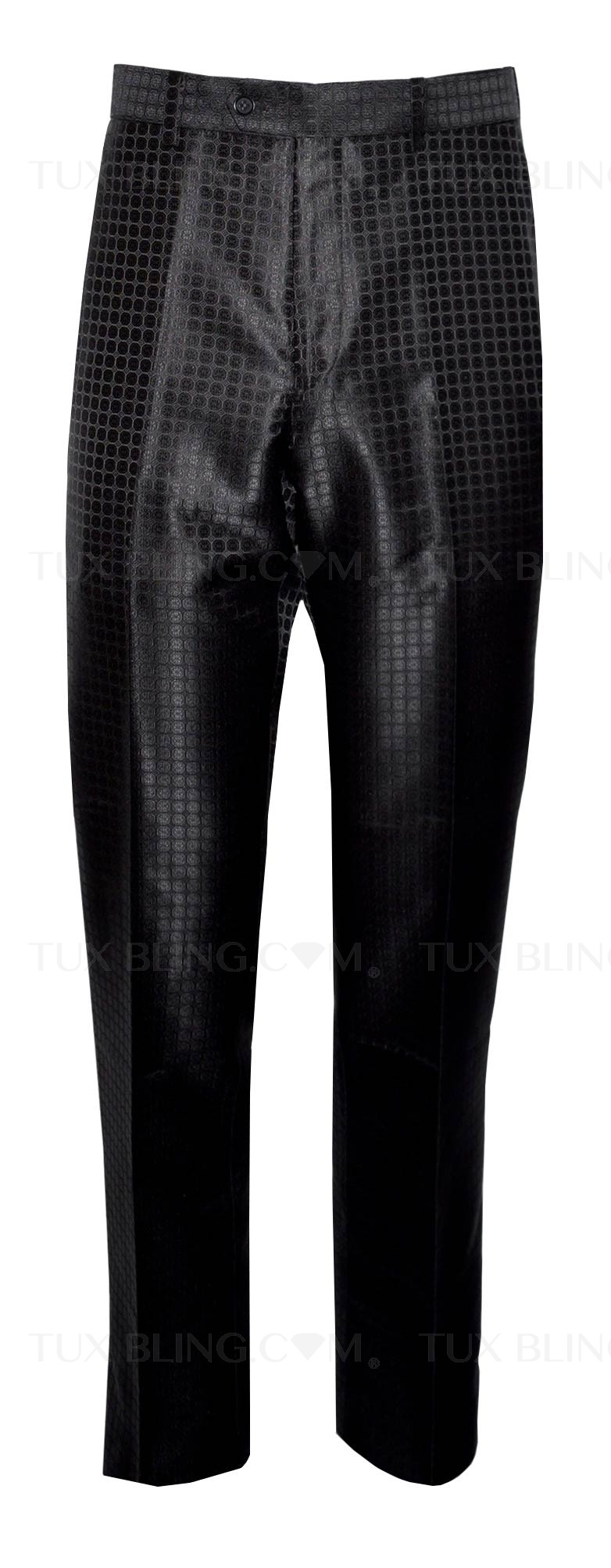 FeverCity Men's Shiny Straight-Leg Suit Trousers With Slanted Pockets |  SHEIN USA