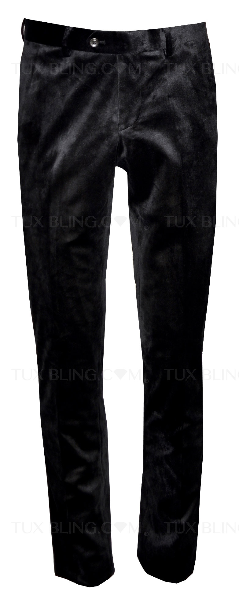 ASOS DESIGN smart skinny velvet trousers in black | ASOS