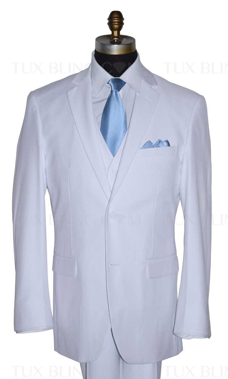 Buy Menista Suit Premium Three Piece White Mens Suit for Wedding,  Engagement, Prom, Groom Wear and Groomsmen Suits Online in India - Etsy