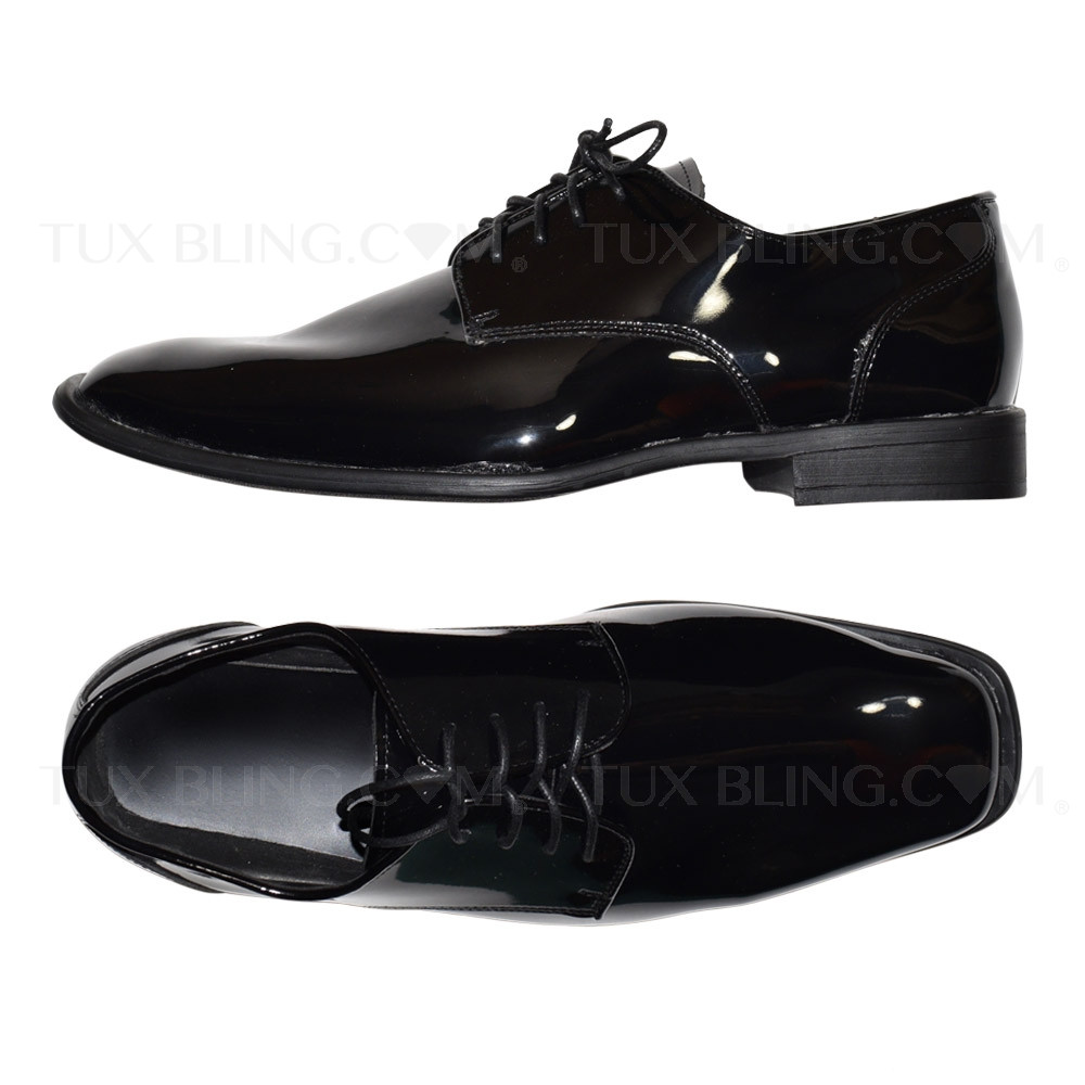 black classic tuxedo shoes