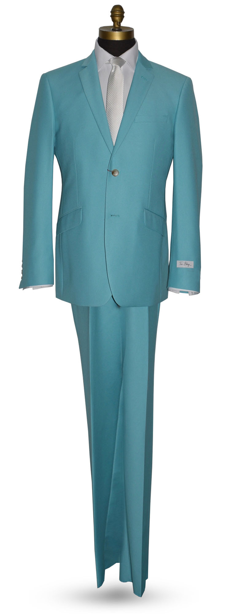 Men's Mediterranean Blue Wedding Suit 