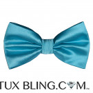 TURQUOISE 2  BOWTIE, PRE-TIED