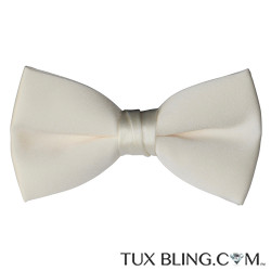 IVORY BOW, PRE-TIED