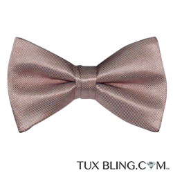 ROSE GOLD BOWTIE, PRE-TIED