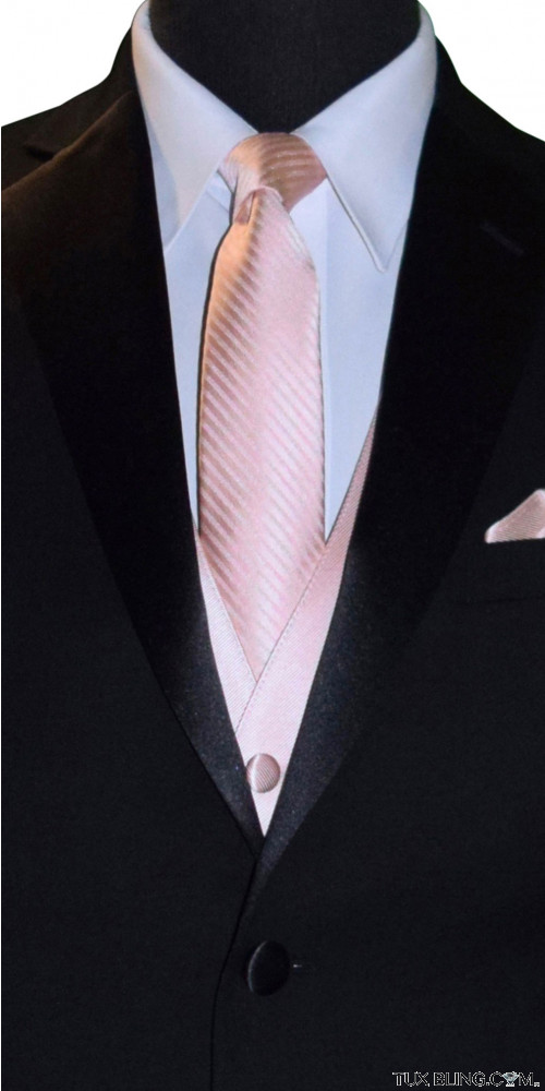 blush color men's tie