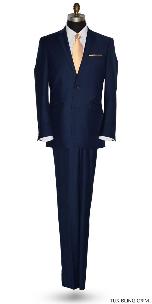 Catalina Blue Suit Coat and Pants Ensemble