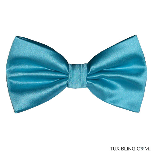 TURQUOISE 2 BOWTIE, PRE-TIED