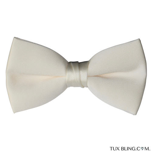 IVORY BOW, PRE-TIED