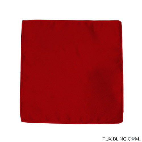 valentina ruby red pocket handkerchief